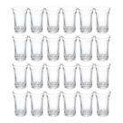 Kit 24 Copo de Shot Dose Vidro Transparente Copinho para Cachaça Tequila Base Resistente 40ml Haüskraft