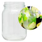 Kit 24 Copos Estilo Pote De Vidro 250ml - Drinks Bar Caipirinha Rustico Kit 24 Copos Estilo Pote De Vidro 250ml - Drinks Bar Caipirinha Rustico