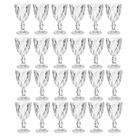 Kit 24 Copos Transp Taça Diamante 300ml