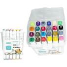 Kit 24 Cores de Canetinhas Ponta Dupla Para Desenhar Pintar