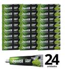 Kit 24 Creme Dental Ultra Mint Com Xilitol Sem Flúor Menta 70gr Dentil Kit 24 Creme Dental Ultra Mint Com Xilitol Sem Flúor Menta 70gr Dentil