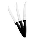 KIT - 24 Facas para Churrasco Ipanema Com Lâmina em Aço Inox 5 POL Cabo Preto FPTOP - Tramontina
