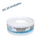 Kit 24 Fita Microporosa Branca 12,5cm X 10m - Wiltex
