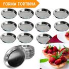 Kit 24 forma tortinha lisa para doces salgados pão de batata torta resistente