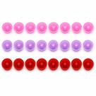 Kit 24 Forminha Redonda de Silicone Cupcake Sobremesa Confeitaria Cozinha Molde Muffins Mini Forma