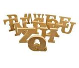 Kit 24 Letra de A-z Mdf 15mm 8cm Altura Mdf Madeira