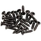 Kit 24 Parafusos Cosmo Black Para Escudo Guitarra Baixo
