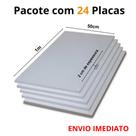 Kit 24 peças de Isopor antichamas 2cm (20mm) tamanho 100x50x2cm