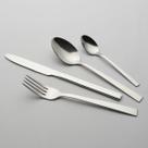 Kit 24 peças faqueiro home&co tampa inox prata