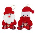 Kit 24 Pendente Natal Enfeite Natalino Tecido Feltro 12cm Kit 24 Pendente Natal Enfeite Natalino Tecido Feltro 12cm