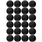 Kit 24 Pratos Plásticos 18cm Rasos Redondos Pretos Coza Sobremesa Mesa Posta Kit 24 Pratos Plásticos 18cm Rasos Redondos Pretos Coza Sobremesa Mesa Posta