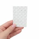 Kit 24 Protetor Redondo De Silicone Adesivo Anti Impacto Pequeno 0,95cm Moveis Porta Parede Teclado