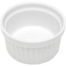 Kit 24 Ramequins Canelado 50ml de Porcelana Classic Branco 6x4cm Lyor para Servir Ketchup e Petiscos