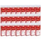 Kit 24 Refil Cera Depilatoria Corporal Profissional Depilação Roll On Depilflax Morango 100g
