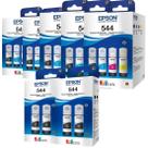 KIT 24 REFIL TINTA LACRADA COMPATIVEL P/ T544 L3110 L3250 L3150 e mais. BMCY