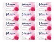 Kit 24 Sabonete Johnson's em Barra Rosas e Sândalo 80g