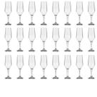 Kit 24 Taça Champagne Cristal Buffet Vidro Liso 186 ml Nadir Kit 24 Taça Champagne Cristal Buffet Vidro Liso 186 ml Nadir