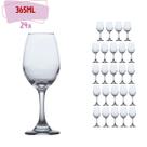 Kit 24 Taça de Vinho Degustação Vinho tinto Agua 365ml