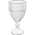 Kit 24 Taças Cristal 330ml Fio de Ouro Imperial Lyor Avulsa