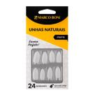 Kit 24 Unhas Postiças Efeito Stiletto Natural Marco Boni