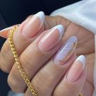 Kit 24 Unhas Postiças Realistas 3D de Alto Padrão Natural Luxo Acessórios Femininos cor:15