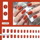 Kit 24 Unhas Postiças Ultra Realistas 3D de Alto Padrão Natural Luxo Acessórios Femininos cor:2