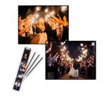 KIT 24 Uni Velas Sparklers Brilho Mágico 60 cm para Formaturas, Saída dos Noivos e Muito Mais