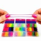 Kit 240 Elásticos De Silicone Prendedor De Cabelo liguinha