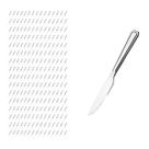 Kit 240 Pçs Faca Reforçada Inox Restaurante / Casa / Bar