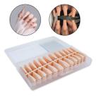 Kit 240 Unha Postiça Soft Gel Bailarina Realista Nude Claro Manicure Unhas Decoradas Nail Art Beleza Mulheres Feminino Kit 240 Unha Postiça Soft Gel Bailarina Realista Nude Claro Manicure Unhas Decoradas Nail Art Beleza Mulheres Feminino