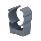 Kit 25 Abraçadeira Grampo Click 1 Eletroduto Condulete Cinza