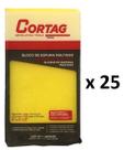 kit 25 - Bloco Espuma Rejunte Acabamento Parede Pedreiro Cortag