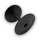 Kit 25 Bobina Carretel Plástico Médio Preto
