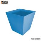 Kit 25 Cachepot Liso Borda Reta 13,5x13,5 Mdf Madeira Pintado