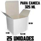 Kit 25 Caixinhas Para Caneca / Xícara 325ml 9cm x 11cm x 10cm Pré Montadas