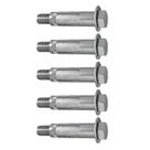 Kit 25 Chumbador CBA 5/16x2 1/4 Com Parafuso Porca