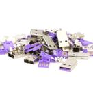Kit 25 Conector Usb-A Fêmea Longo Para Cabo 180