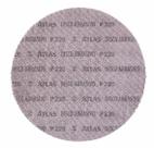 Kit 25 disco lixa abrasivo telado 225mm - grão 120 - atlas Kit 25 disco lixa abrasivo telado 225mm - grão 120 - atlas