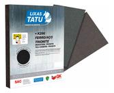 Kit 25 Folhas Lixa Para Ferro Aço Metal Tatu - Grão 150