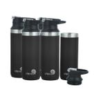 Kit 25 Garrafas Térmica de Inox Office Preta