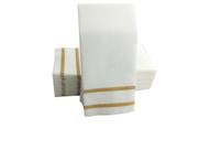Kit 25 Guardanapo De Papel Para Mesa Posta 43x30cm Dourado
