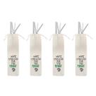 Kit: 25 kits de Canudo - 3 peças (shake 10mm) + Esvoca de Limpeza + Ecobag