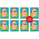 Kit 25 Livrinhos Os Três Porquinhos por um Dia Lembrancinha de Festa Sacolinha Aniversário
