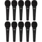 Kit 25 Microfones Dinâmicos com Fio TK 10 Onyx