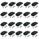 Kit 25 Mouses Sem Fio Recarregável Mega M185 com Led DPI Ajustável