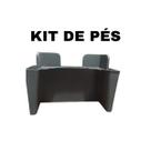 Kit 25 Pés Para Moveis Pé De Armário, Pés Para Rack Ivy