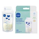 Kit 25 Sacos Para Armazenar Leite Materno 180ml MAM BPA Free Bebê Pode Ir Ao Freezer - Mam Cor:Transparente Kit 25 Sacos Para Armazenar Leite Materno 180ml MAM BPA Free Bebê Pode Ir Ao Freezer - Mam Cor:Transparente