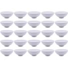 Kit 25 Tigelas de Melamina Brancas 400ml Cumbucas para Restaurantes Hotéis Refeitórios Bares
