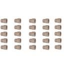 Kit 25 Unidades Adaptador Soldável Curto Com Rosca Lr 20mm x 1/2Pol.