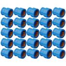 Kit 25 Unidades Luva Soldável Bucha Latão 25 mm x 1/2" Tigre